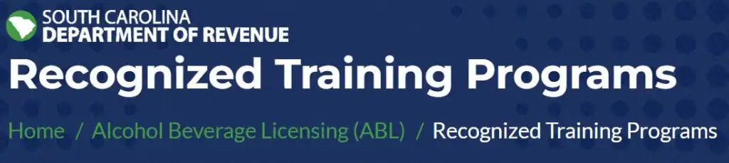 South Carolina ABL Recognized Training